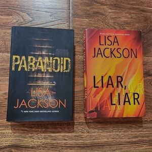 Lisa Jackson Hardcover Two Book Set Mystery Novel